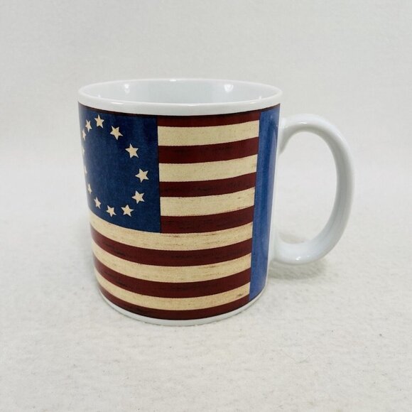 Spirit Of Flag Mug Brandon House Warren Kimble Sakura US USA America Patriot - Picture 2 of 10